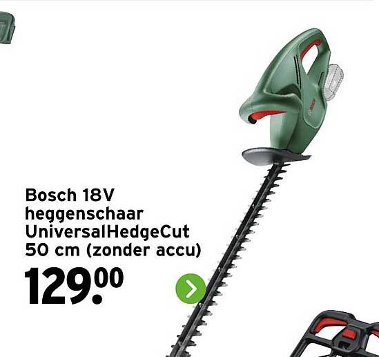 Bosch 18V heggenschaar UniversalHedgeCut 50 cm (zonder accu)