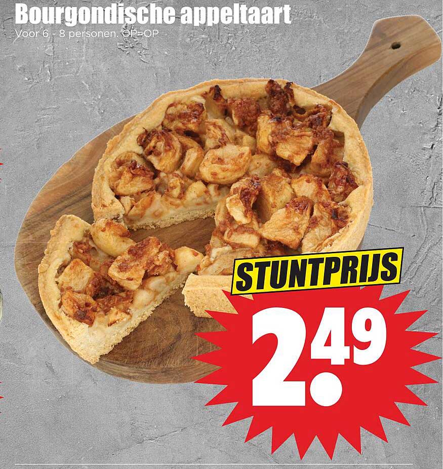 Bourgondische appeltaart OP=OP