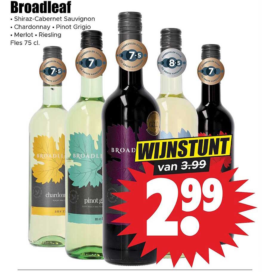 Broadleaf WIJNSTUNT van 3.99