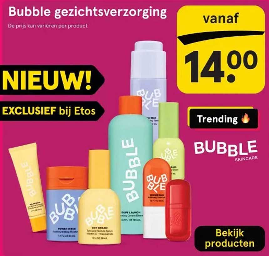 Bubble gezichtsverzorging
