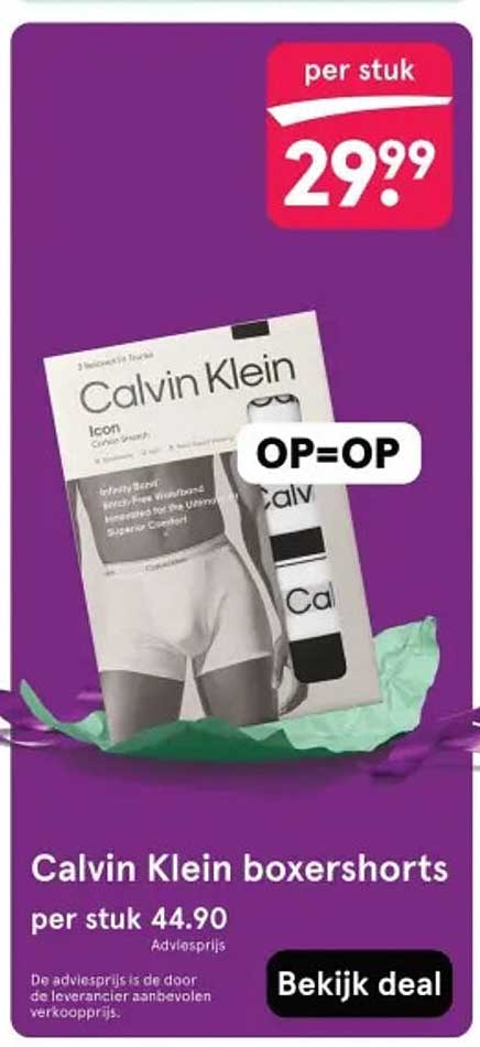 Calvin Klein boxershorts OP=OP
