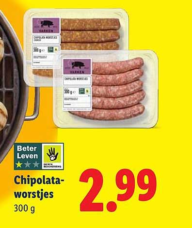 Chipolata-worstjes