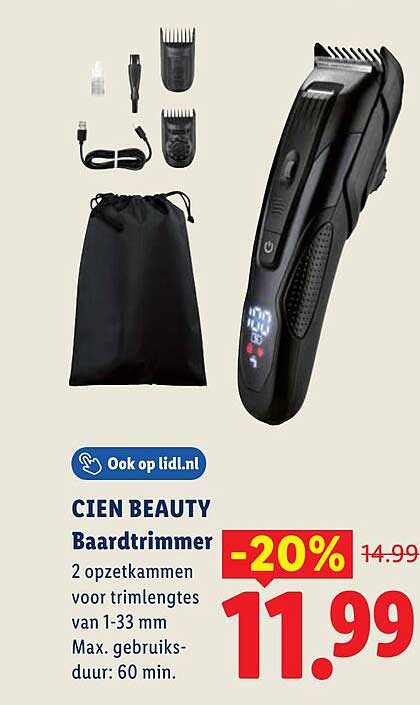 CIEN BEAUTY Baardtrimmer