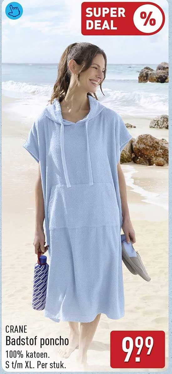 CRANE Badstof poncho