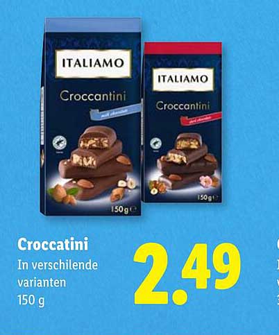 Croccatini in verschillende varianten 150 g