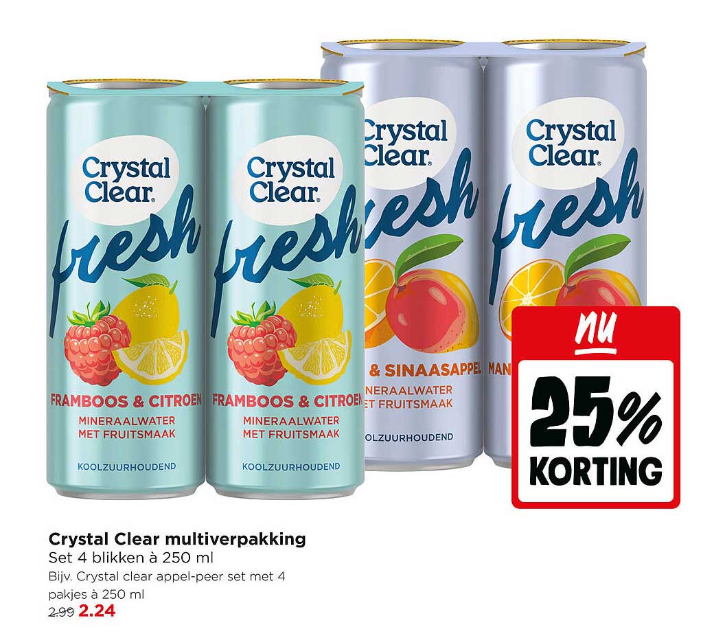 Crystal Clear multiverpakking