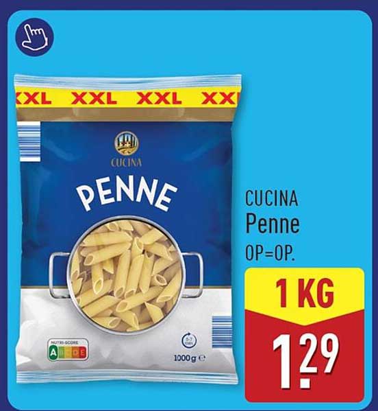 CUCINA Penne OP=OP. 1 KG