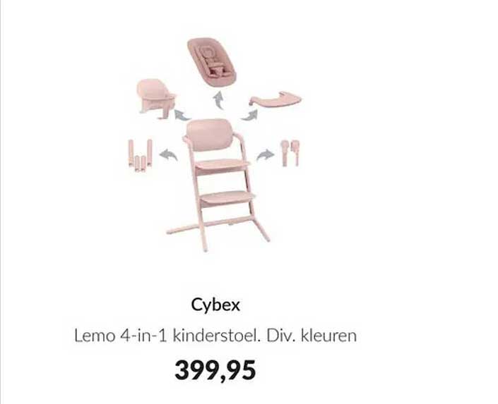 Cybex Lemo 4-in-1 kinderstoel. Div. kleuren