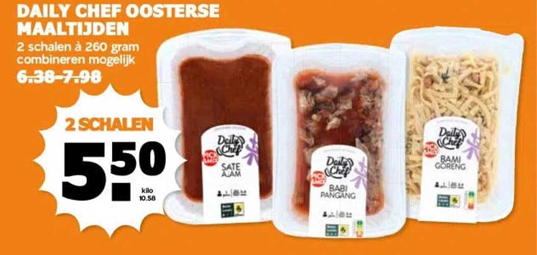 DAILY CHEF OOSTERSE MAALTIJDEN