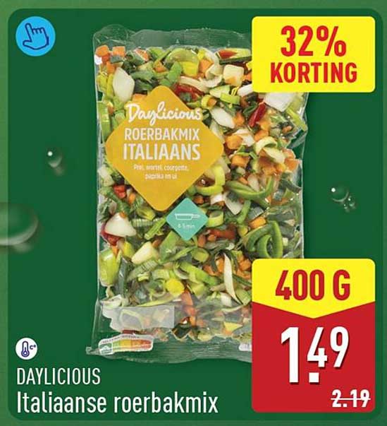 Daylicious Italiaanse roerbakmix 32% korting