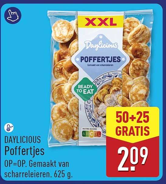 Daylicious Poffertjes 50+25 GRATIS