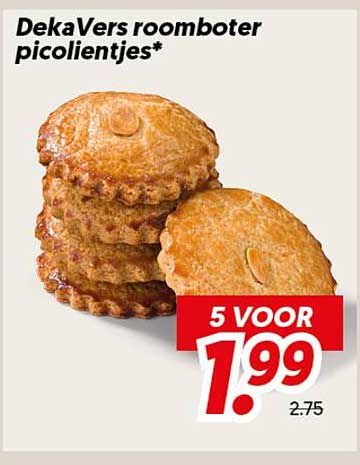 DekaVers roomboter piciolientjes* 5 VOOR 1.99