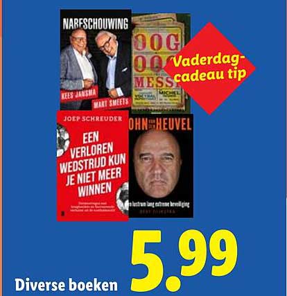 Diverse boeken Vaderdag-cadeau tip
