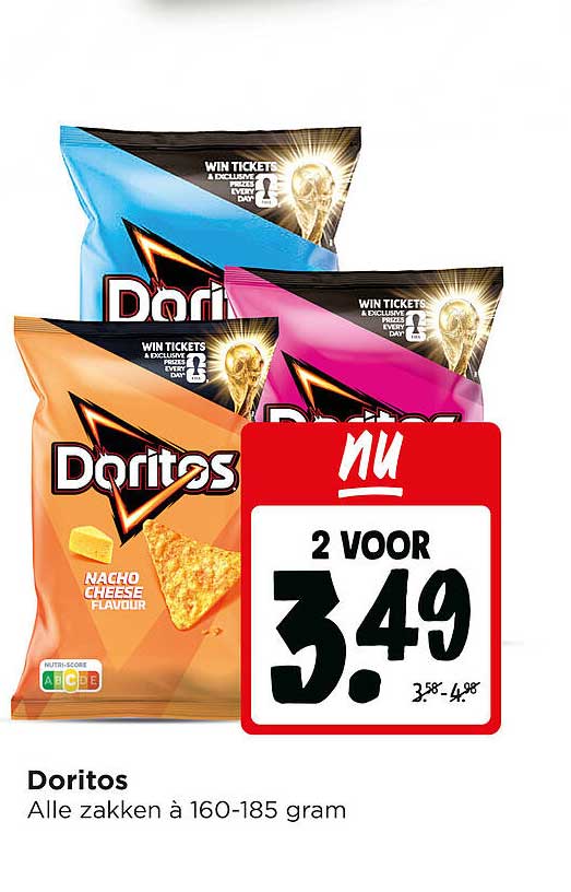 Doritos Alle zakken à 160-185 gram 2 VOOR