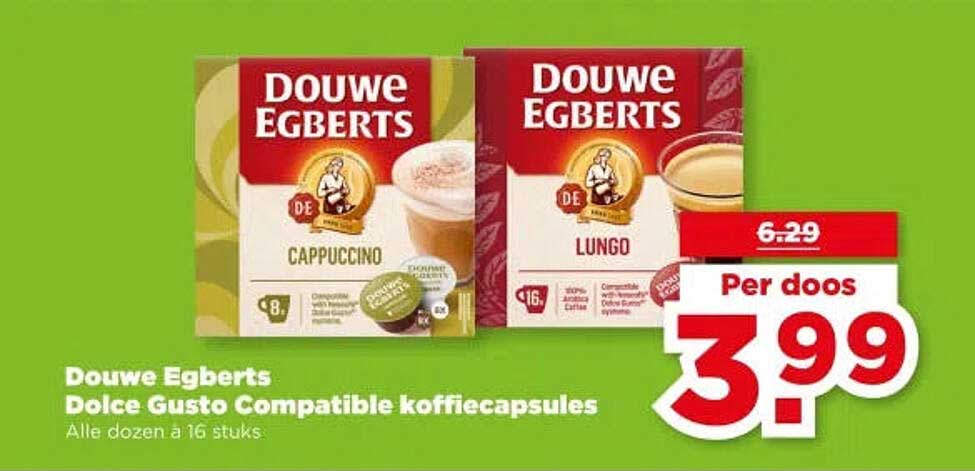Douwe Egberts Dolce Gusto Compatible koffiecapsules
