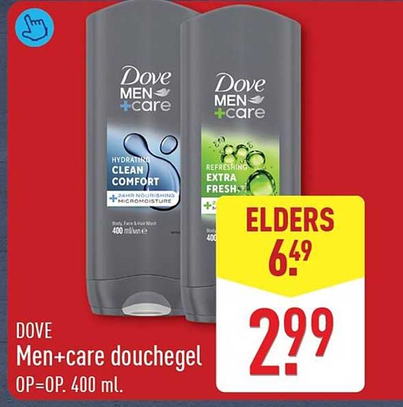 DOVE Men+care douchegel OP=OP. 400 ml.