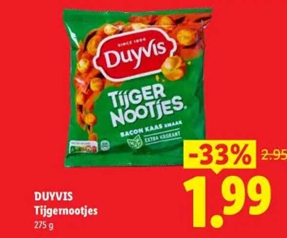 Duyvis Tijgernootjes -33%