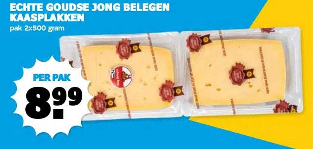 ECHTE GOUDE JONG BELEGEN KAASPLAKKEN