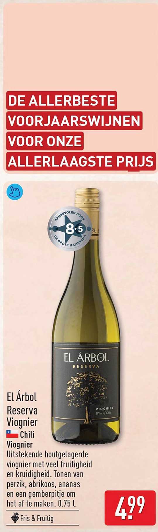El Árbol Reserva Viognier Chili Viognier