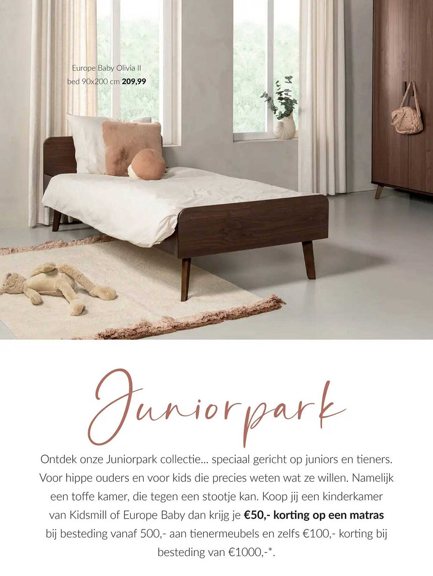 Europe Baby Olivia II bed 90x200 cm