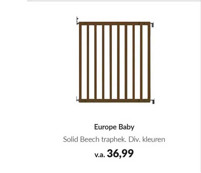Europe Baby Solid Beech traphhek. Div. kleuren