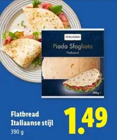 Flatbread Italiaanse stijl 390 g