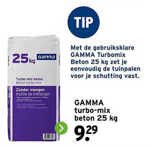 GAMMA turbo-mix beton 25 kg