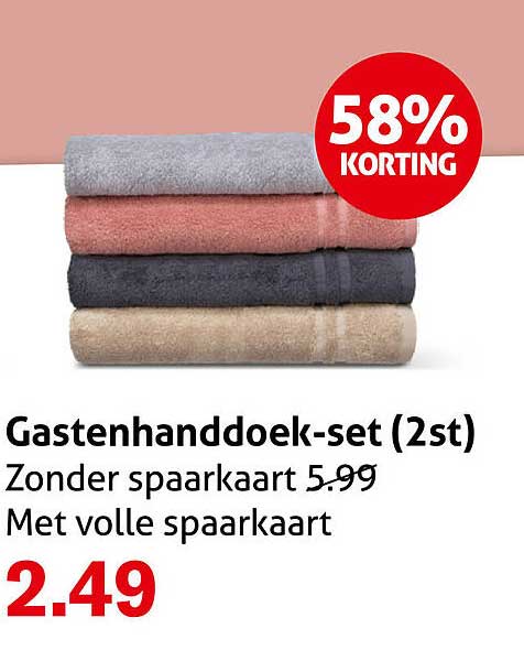 Gastenhanddoek-set (2st)