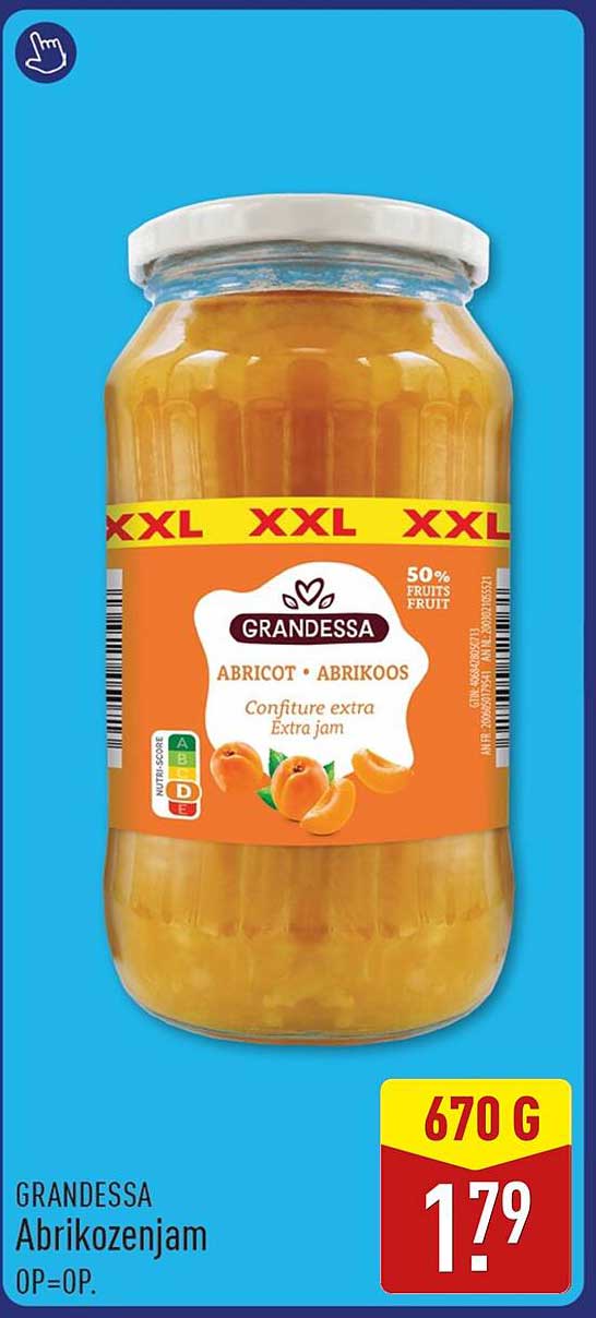 GRANDESSA Abrikozenjam 670 G