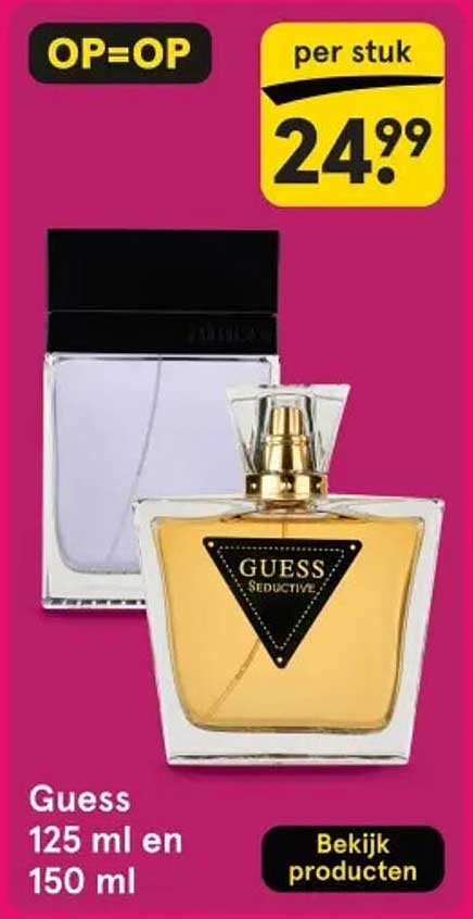 Guess 125 ml en 150 ml OP=OP
