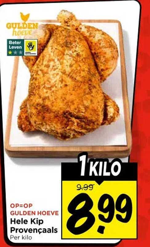 GULDEN HOEVE Hele Kip Provençaals Per kilo