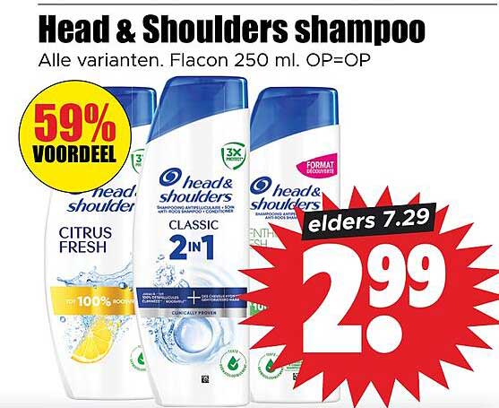 Head & Shoulders shampoo