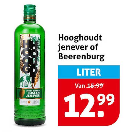 Hooghoudt jenever of Beerenburg LITER
