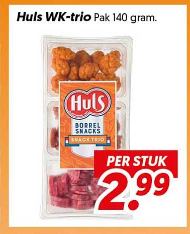 Huls WK-trio Pak 140 gram.