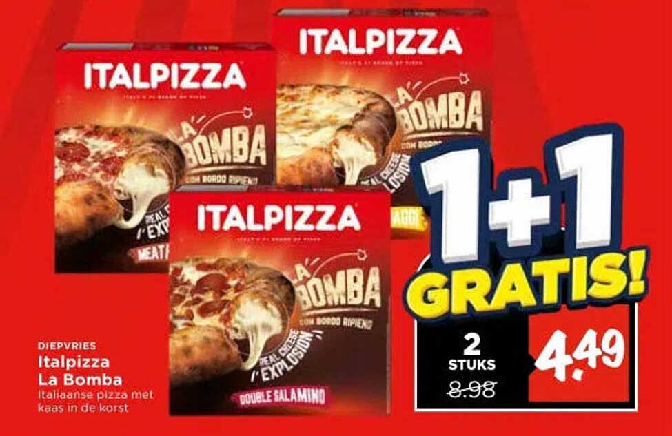 Italpizza La Bomba 1+1 GRATIS!