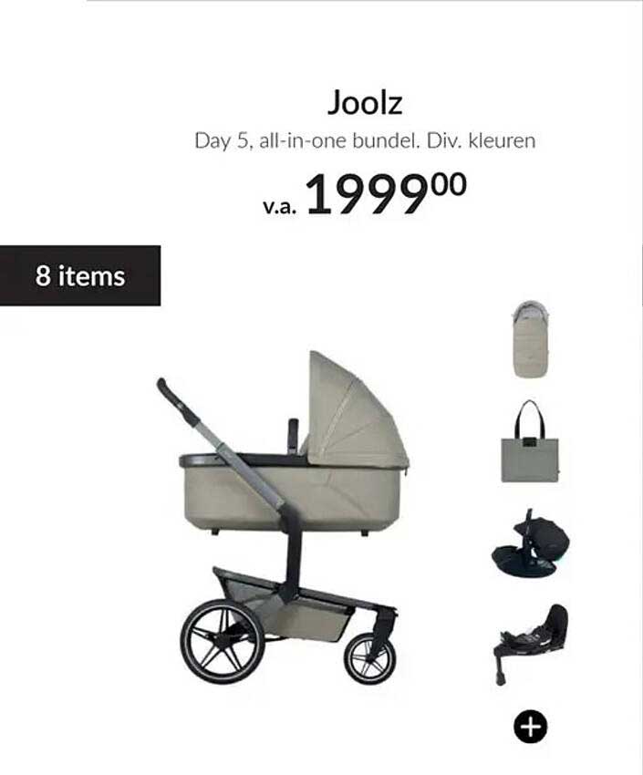 Joolz Day 5, all-in-one bundel. Div. kleuren