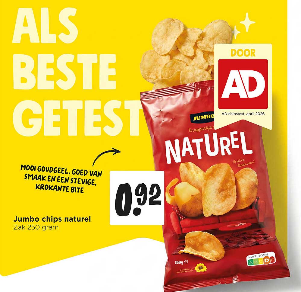 Jumbo chips naturel