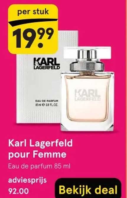 Karl Lagerfeld pour Femme Eau de parfum 85 ml