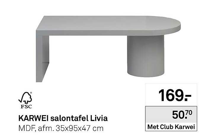 KARWEI salontafel Livia