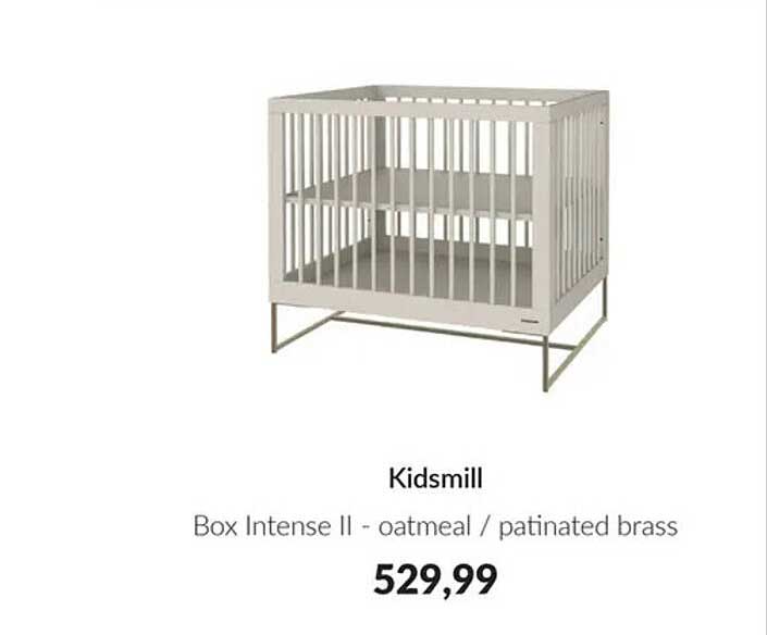 Kidsmill Box Intense II - oatmeal / patinated brass