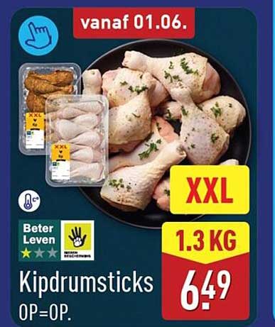 Kipdrumsticks OP=OP XXL 1,3 KG