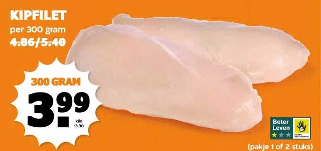 KIPFILET per 300 gram