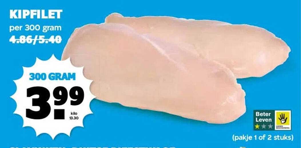 KIPFILET per 300 gram