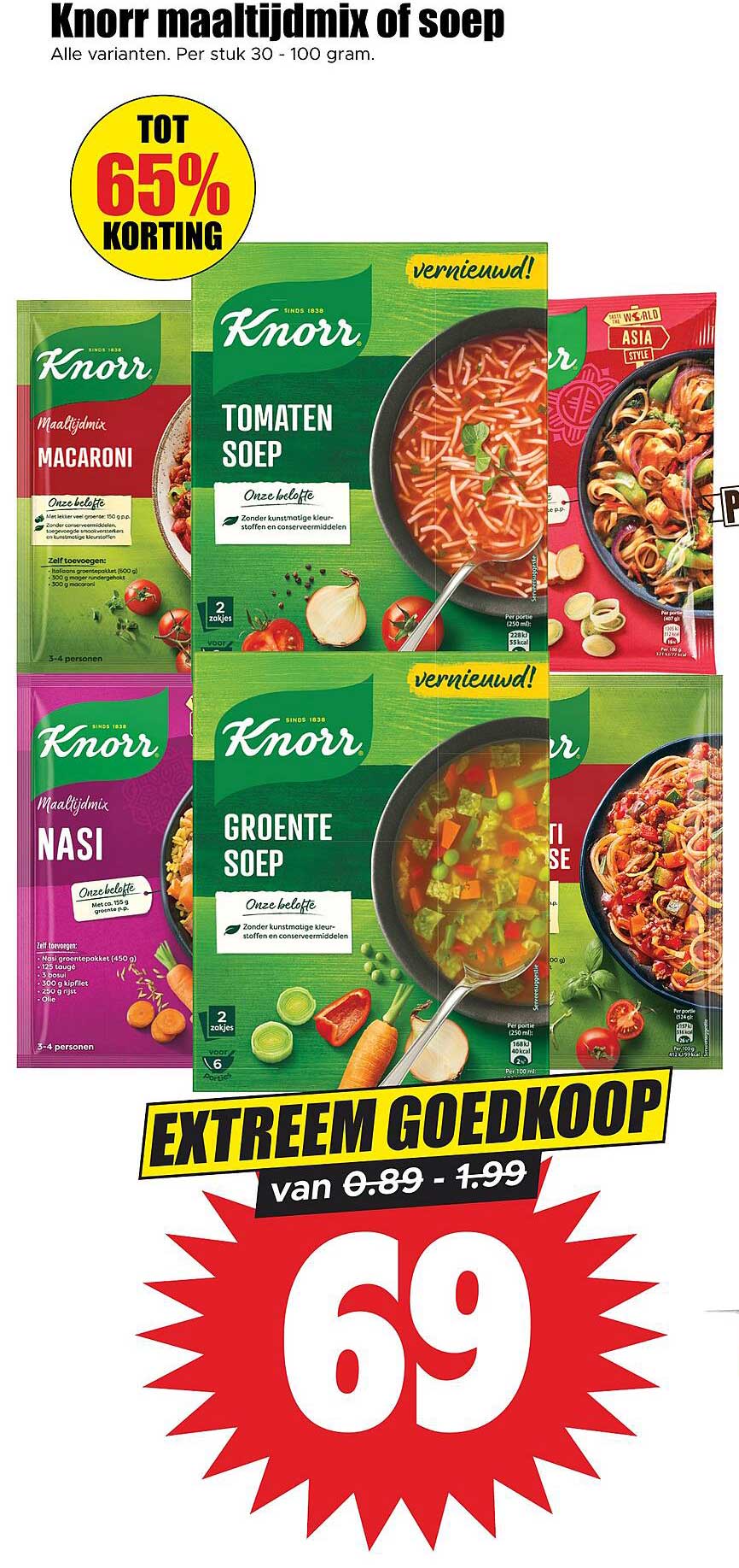 Knorr maaltijdmix of soep