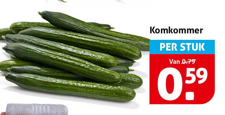 Komkommer PER STUK