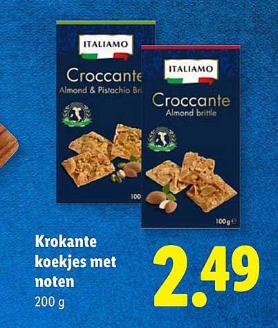 Krokante koekjes met noten