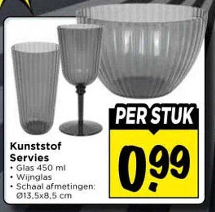 Kunststof Servies
