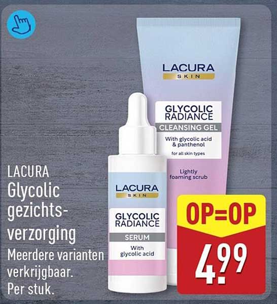 LACURA Glycolic gezichts-verzorging Meerdere varianten verkrijgbaar. Per stuk.
