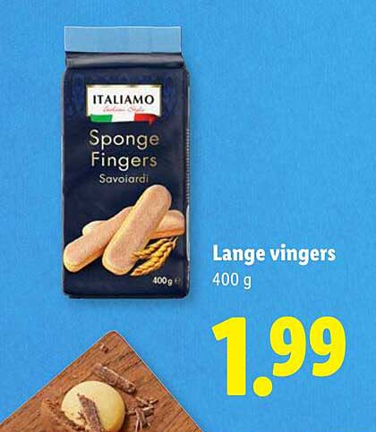 Lange vingers 400 g