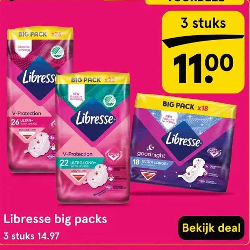 Libresse big packs